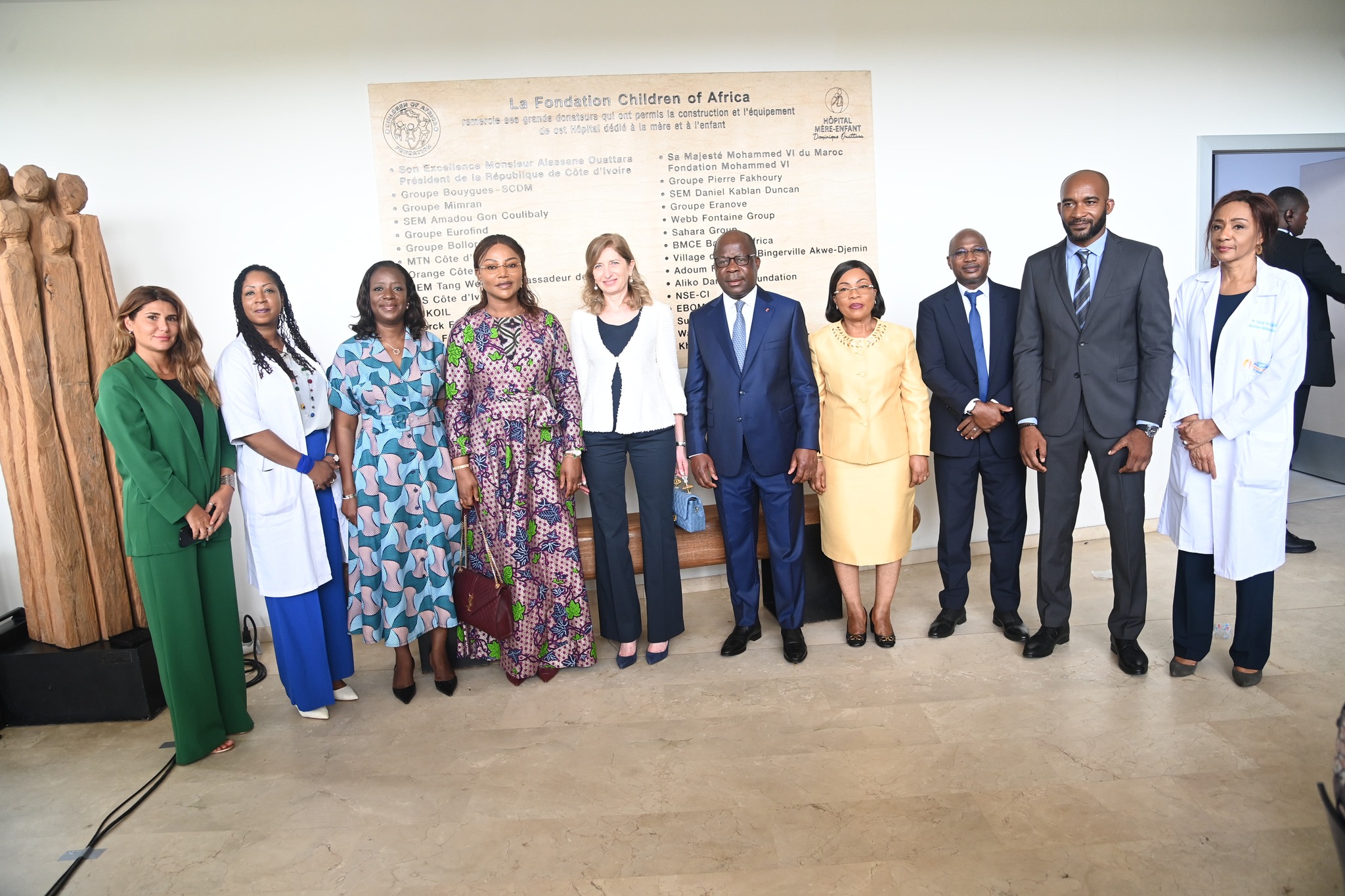 MADAME LAURA MATTARELLA VISITE L’HME DE BINGERVILLE