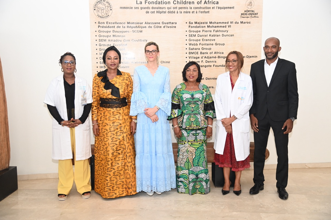 VISITE 1ère DAME REPUBLIQUE DE GUINEE MME LAURIANE DOUMBOUYA
